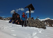 01 Al crocefisso panoramico della 'Sella' (alta) di Avolasio, 1400 m. 